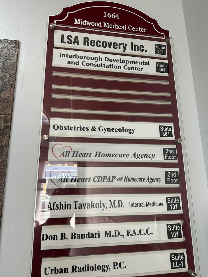 LSA recovery Endocrinology center in Brooklyn midwood medical center 1
